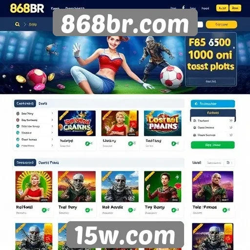 Interface e usabilidade do site 868br